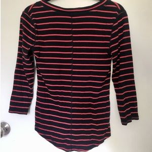 Banana Republic Striped knit top women’s size small
